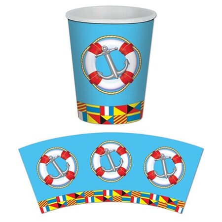 Goldengifts Nautical Beverage Cups, 12PK GO199084